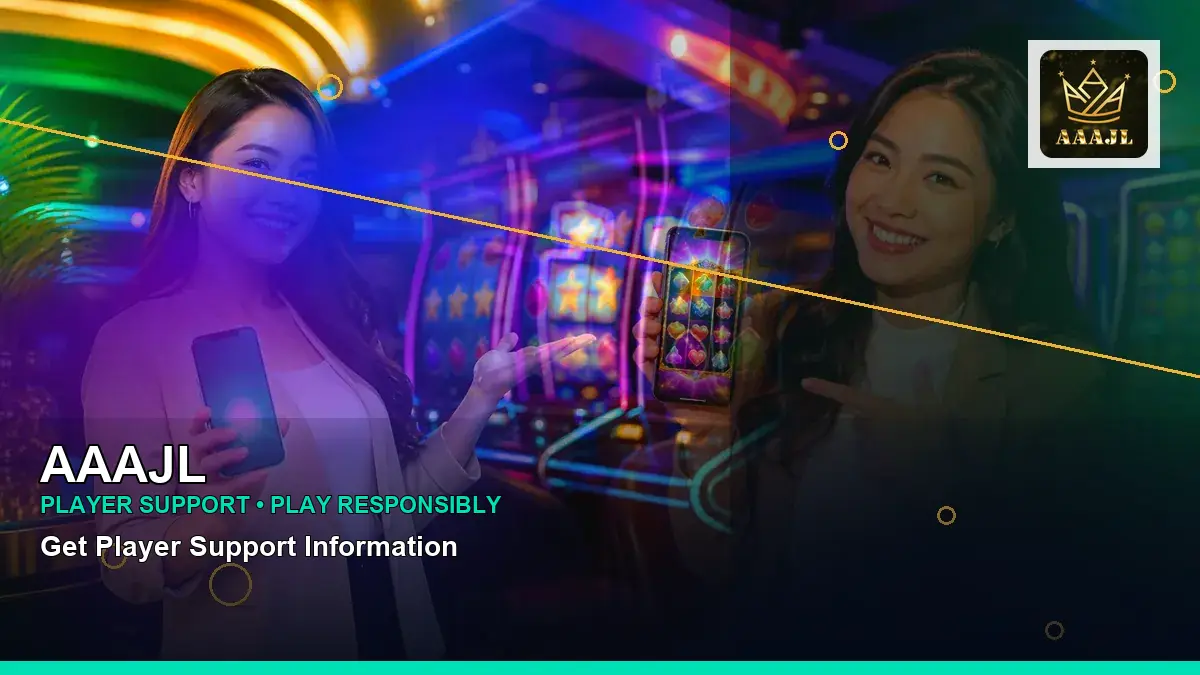 AAAJL gold jackpot slot games featuring an adult Filipina casino host with a left close-up composition